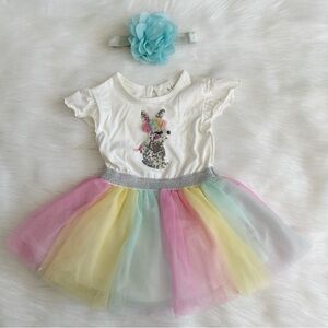 Btween 18 Months Baby Girl Sequins Casual/Formal Dress